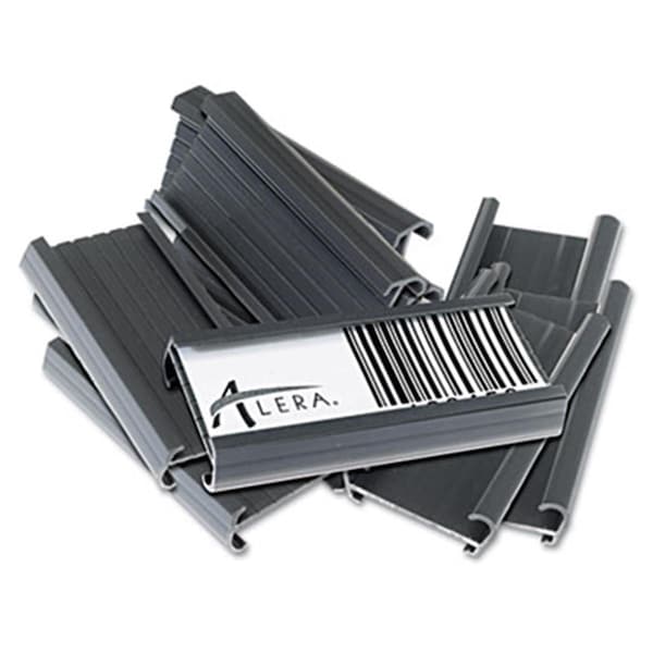 Finefabrics Wire Shelving Shelf Tag, 3 in. long, Gray, 10-Pack FI39221 - main